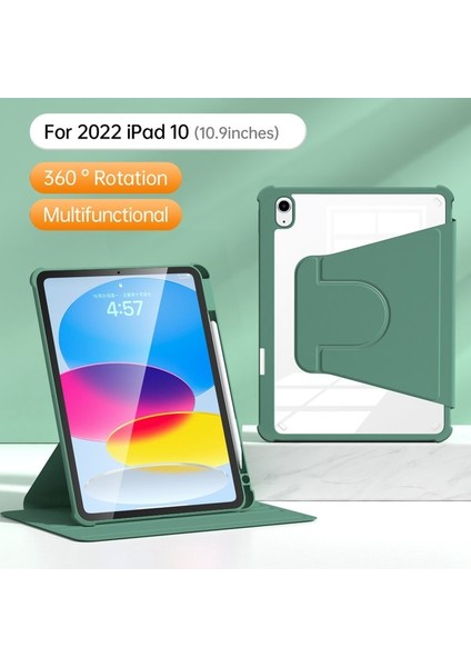 iPad 10.9 2022 Çizgiye Karşı Pu Deri+Akrilik+Tpu Otomatik Uyandırma / Uyku Tablet Kapağı (Yurt Dışından) indirimleri