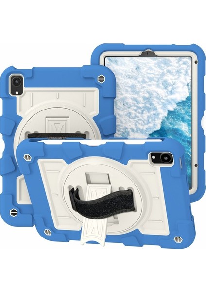 iPad Mini 2021 Tablet Kılıfı El Kayışı Askılı Stand Kapağı (Yurt Dışından)