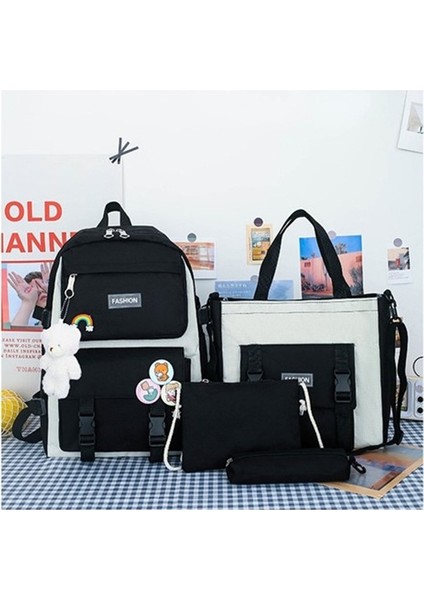4 Parça Harajuku Tarzı Okul Çanta Seti (Yurt Dışından) modelleri