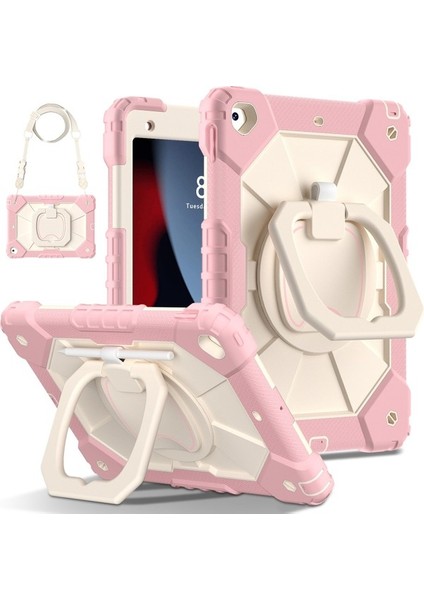 iPad 10.2 2021/2020/2019 Için Silikon Hibrit Pc Kılıfı (Yurt Dışından)