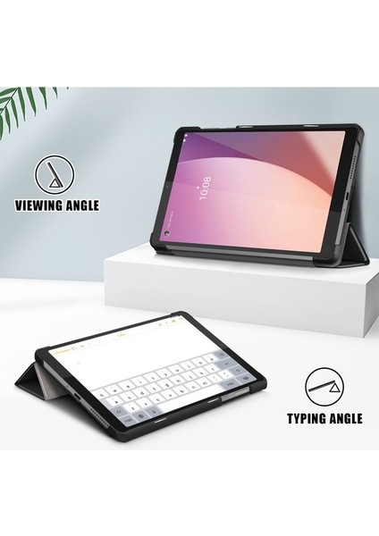 Lenovo Tab M8 Gen 4 TB-300FU Üçlü Stand Söküslü Renkli Pu Deri Tablet Kapak (Yurt Dışından) fırsatları