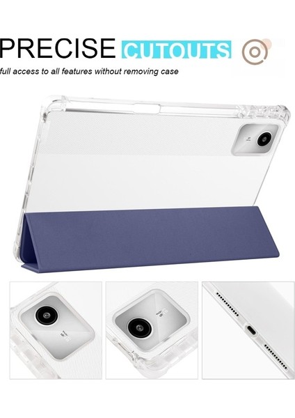 Lenovo Sekmesi Için 3 Kat Deri Kasa M11 / Xiaoxin Ped 11 2024 (Yurt Dışından) fırsatları