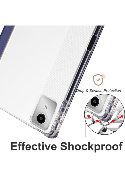 Lenovo Sekmesi Için 3 Kat Deri Kasa M11 / Xiaoxin Ped 11 2024 (Yurt Dışından) indirimleri