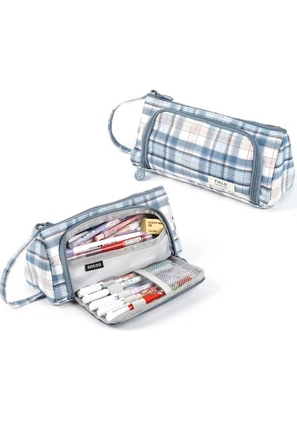 Tcherchı Kawaii Sevimli Çok Katmanlı Büyük Kapasiteli Kalem Kutusu (Yurt Dışından)