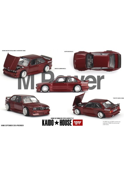 Kaido House Bmw M3 (E30) 1/64 Ölçek Diecast Model