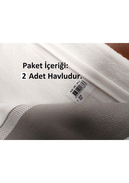 2li Kdf Pamuk El-Yüz Havlusu (50X90)-JALEN Krem modelleri