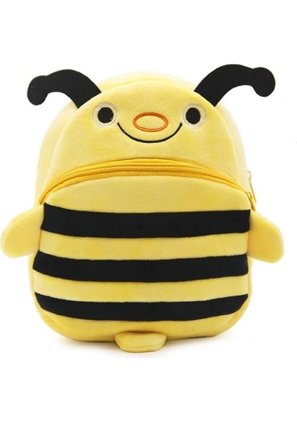 Çocuk Peluş Arı Model Tasarım Okul Sırt Çantası (Yurt Dışından)