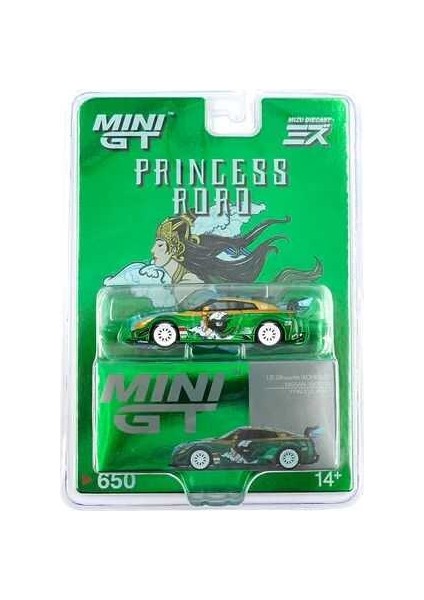 - 1/64 Lb-Silhouette Works Gt Nıssan 35GT-RR Ver.2 Prıncess Roro Mını Gt x Mızu Diecast MGT00650