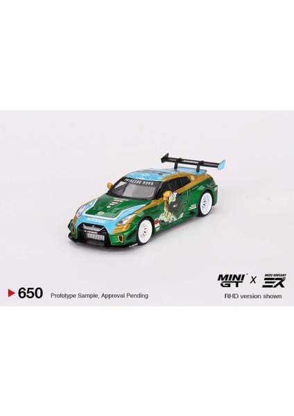 - 1/64 Lb-Silhouette Works Gt Nıssan 35GT-RR Ver.2 Prıncess Roro Mını Gt x Mızu Diecast MGT00650 modelleri