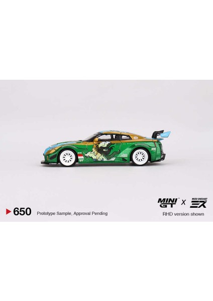 - 1/64 Lb-Silhouette Works Gt Nıssan 35GT-RR Ver.2 Prıncess Roro Mını Gt x Mızu Diecast MGT00650 fırsatları