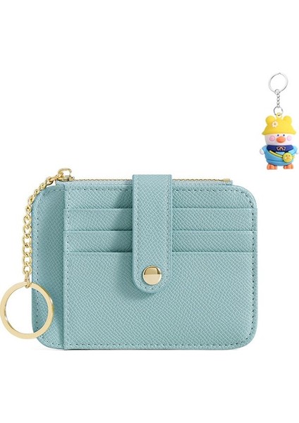 Mini Bayan Para Cüzdanı Anahtarlık Sevimli Çoklu Kart Yuvası Basit Yaratıcı Kart Tutucu (Yurt Dışından)