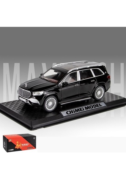 1:24 Simülasyon Alaşım Mercedes-Benz Maybach GLS600 Araba Modeli (Yurt Dışından)