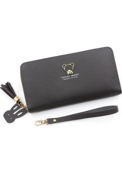 Bear Çok Katmanlı Uzun Cüzdan (Yurt Dışından)