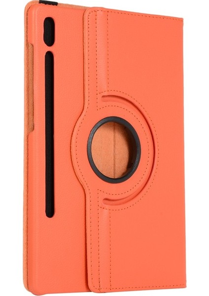 Galaxy Tab S7 Fe Için Tablet Kılıfı - Turuncu (Yurt Dışından) fırsatları