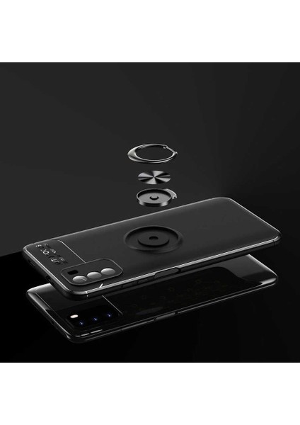 Xiaomi Poco M3 Kılıf Crcr Ravel Silikon Kapak-Mavi