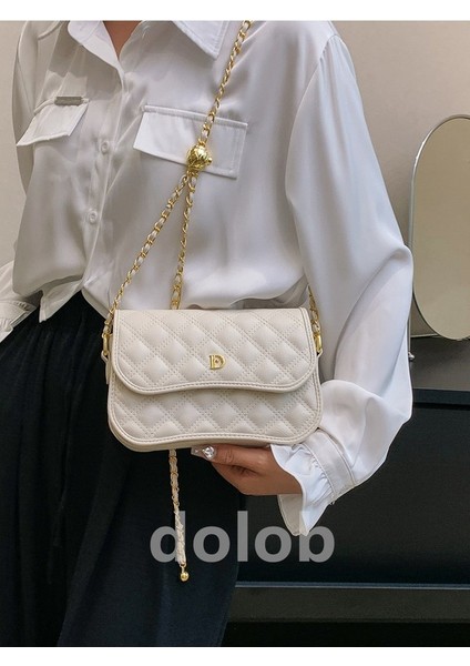 Xiaoxiang Tarzı Eşkenar Dörtgen Zincir Küçük Kare Çanta Kadınlar Için Sonbahar Yeni Moda Koltuk Altı Kadın Çantası Tek Omuz Crossbody Zincir Çanta (Yurt Dışından) modelleri