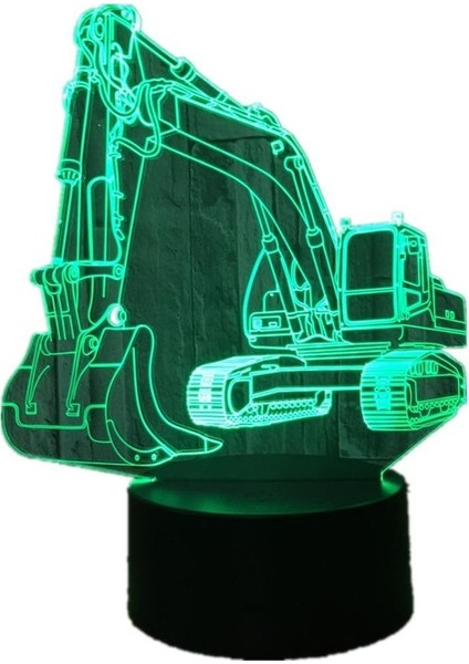 Ekskavatör 7 Renkli Lamba Gece Işıkları (Yurt Dışından)
