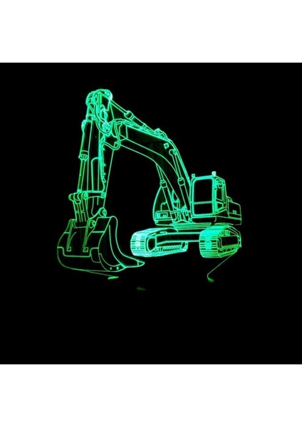 Ekskavatör 7 Renkli Lamba Gece Işıkları (Yurt Dışından) modelleri