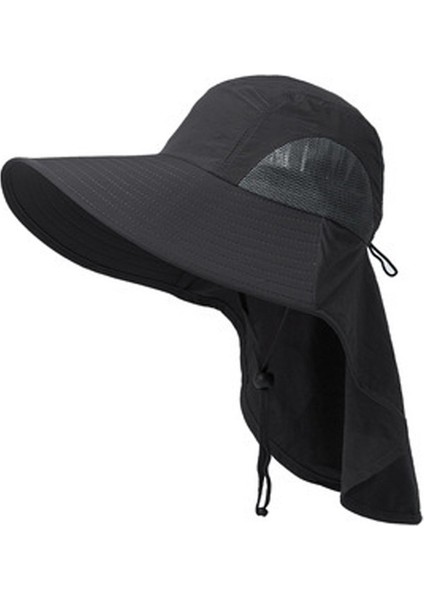 Güneş Vizorlu Balıkçı Şapkası - Açık Gri (Yurt Dışından)