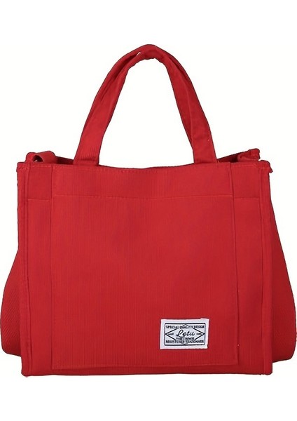 Tcherchı Kadınlar Için Kadife Tote Çantası, Retro Çizgili (Yurt Dışından) fiyatları