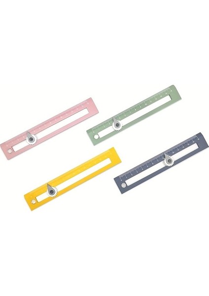 4'ü Bir Arada Pusulalar Renkli Çok Fonksiyonlu Çizim Daire Aracı Dıy Geometrik Pusula Cetvel Ofis Okul Ev Için (Yurt Dışından)