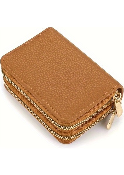 Kadın Mini Çift Fermuarlı Cüzdan (Yurt Dışından)