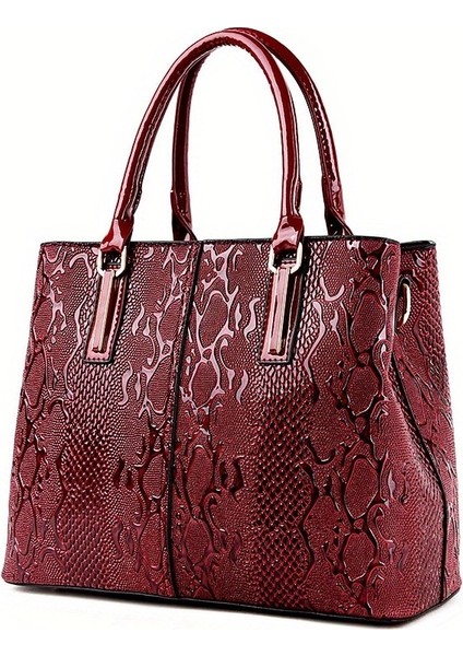 Tcherchı Kadınlar Için Yılan Kabartmalı El Çantası, Vintage Patent (Yurt Dışından)