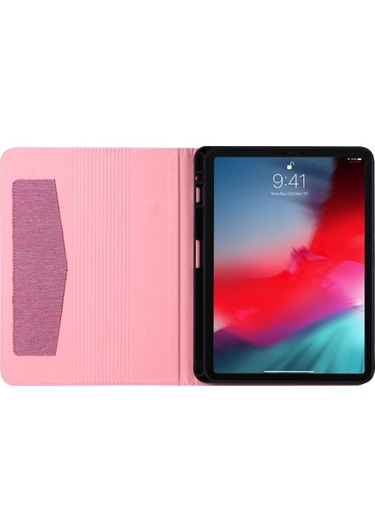 iPad Air 13 2024 Kart Yuvaları Standı Deri Tablet Kılıfı (Yurt Dışından)