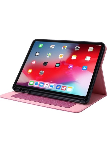 iPad Air 13 2024 Kart Yuvaları Standı Deri Tablet Kılıfı (Yurt Dışından)