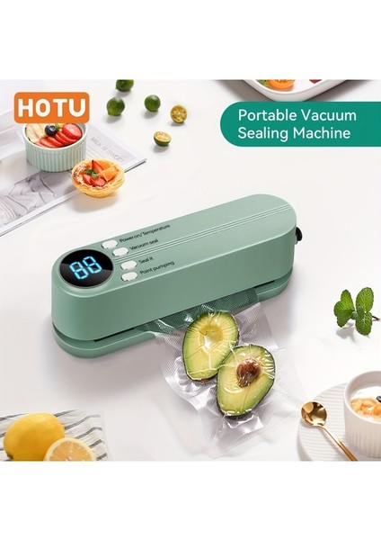 Çok Fonksiyonlu 1200MAH Taşınabilir Gıda Mühürleyici, Otomatik Atıştırmalık Mühürleme Sistemi, USB Vakum Mühürleyici (Yurt Dışından) modelleri