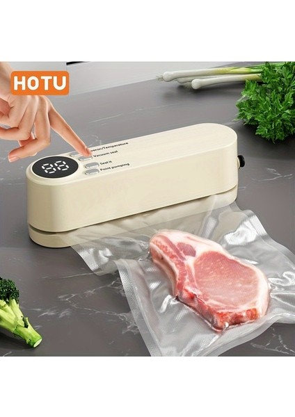 Çok Fonksiyonlu 1200MAH Taşınabilir Gıda Mühürleyici, Otomatik Atıştırmalık Mühürleme Sistemi, USB Vakum Mühürleyici (Yurt Dışından) indirimleri