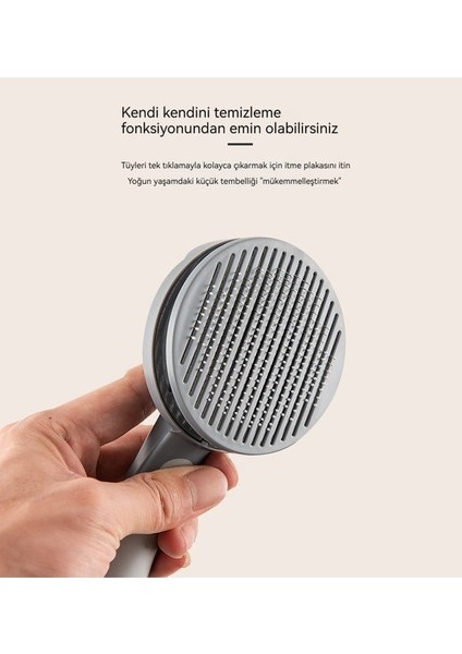 Kendi Kendini Temizleyen Tarak Kedi Tarağı Masajı Sökücü Fırça (Yurt Dışından) modelleri