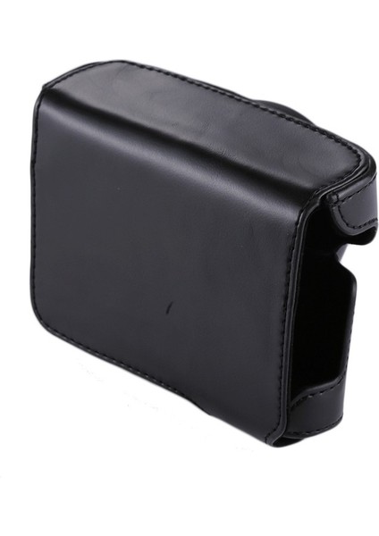 Panasonic Lumix Gf7 / Gf8 / Gf9 Için Kayışlı Pu Kamera Çantası Siyah (Yurt Dışından)