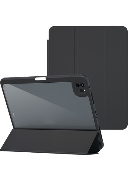Ipad Pro 11 2022/2021 Için Manyetik Deri Akıllı Kılıf (Yurt Dışından)