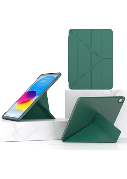 iPad 10. Nesil 10.9 2022 Için Deri Akıllı Tablet Kılıfı (Yurt Dışından)