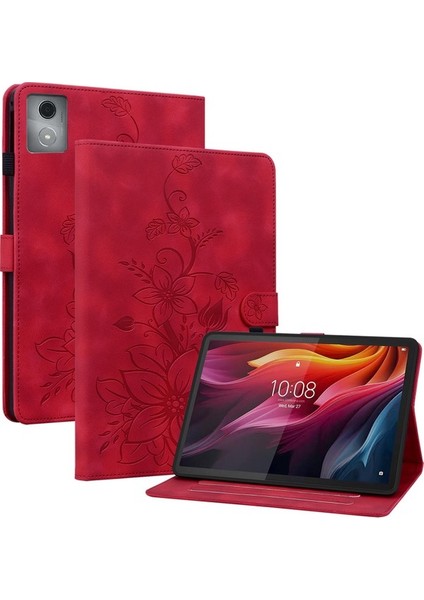 Lenovo Tab K11 Plus Kart Yuvaları Deri Tablet Kapağı (Yurt Dışından)