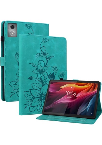 Lenovo Tab K11 Plus Kart Yuvaları Deri Tablet Kapağı (Yurt Dışından)