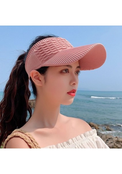 Bayan Boş Üst Doğa Sporları Sivri Kap Öğrenci Güneş Şapkası 8010 Pembe (Yurt Dışından) modelleri