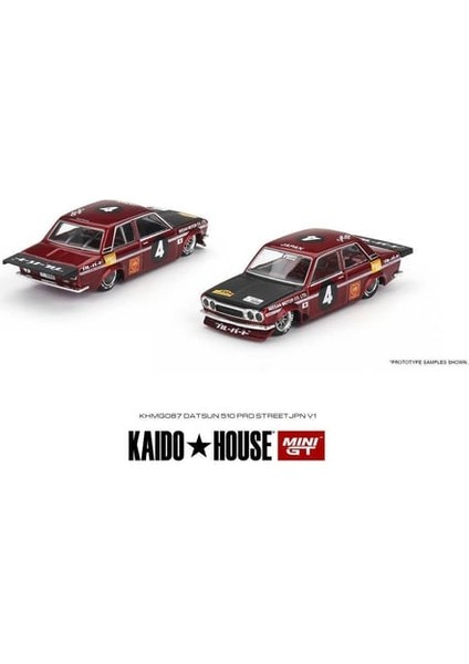 Kaido House x Mini Gt Datsun 510 Pro Street Jpn V1