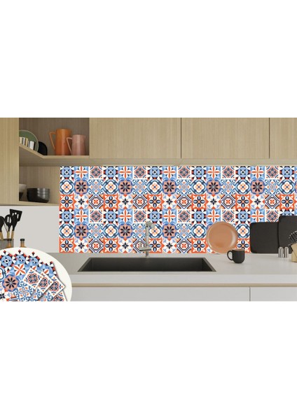 Kendinden Yapışkanlı Tezgah Arası Kaplama Meksika 019 Karma Desenli Pvc Karo 30X30 cm (33 Adet) 3m2 indirimleri