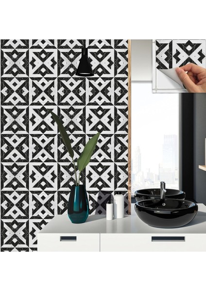 Kendinden Yapışkanlı Silinebilir Mermer 008 Desenli Pvc Karo 30X30 cm (33 Adet) 3m2 fırsatları