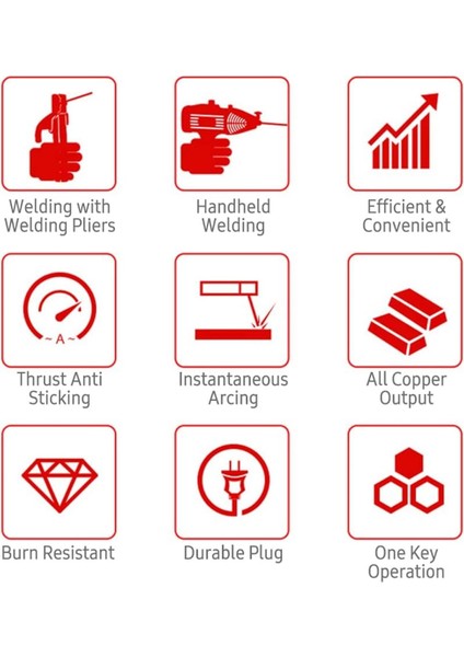 Profesyonel 300 Amper Çift Kartlı Turbo Soğutma El Tipi Invertör Tabanca Elektrotlu Kaynak Makinesi fırsatları