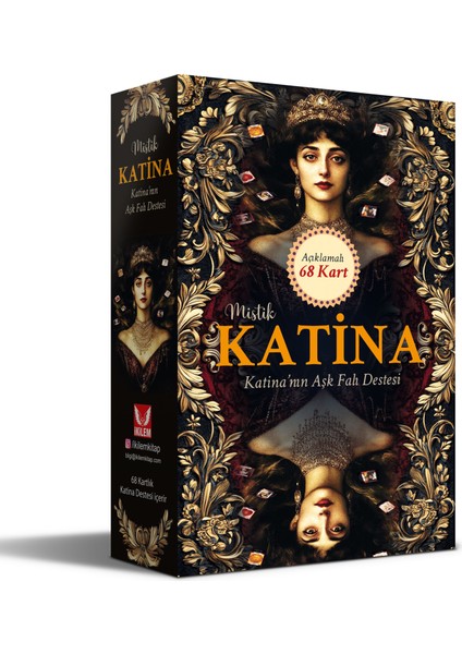 Mistik Katina Aşk Falı Kehanet Tarot Destesi / Açıklamalı 68 Kart