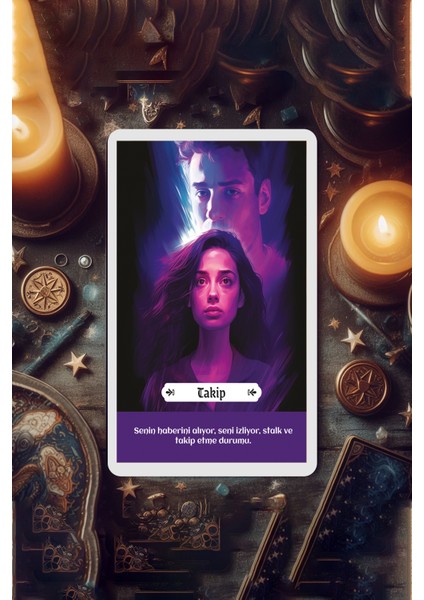 Pia Tarot Kehanet Destesi, Açıklamalı 47 Kart Kutulu Set