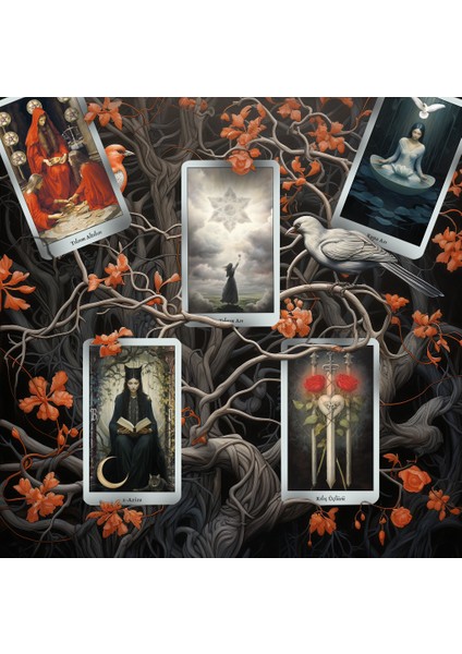 Mistik Cadı Tarot / 78 Kart ve Rehber Kitap