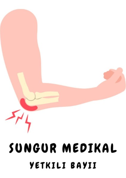 Tenisçi Dirseği Epikondilit Bandı, Ekonomik, Standart Beden ve Yön seçeneği ile fırsatları
