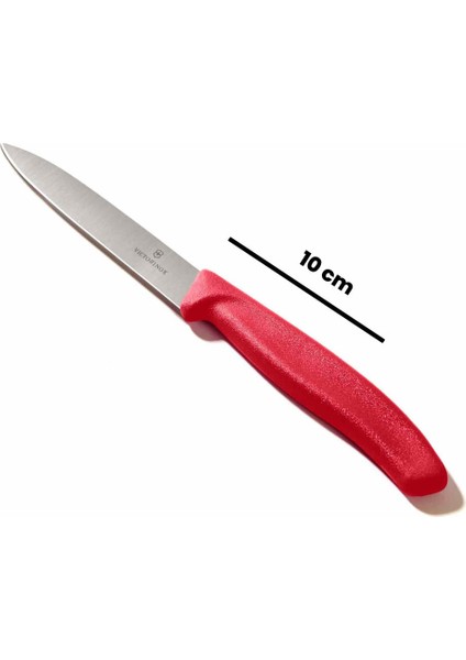 67701 Soyma Bıçağı - Kırmızı - 10 cm indirimleri