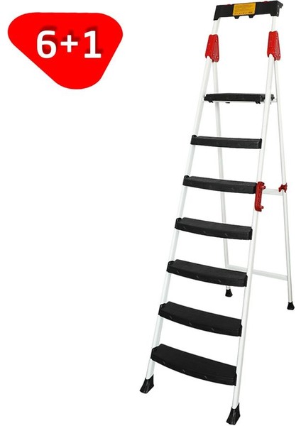 504363 Premium Profil Merdiven 6+1 Basamak (145CM)