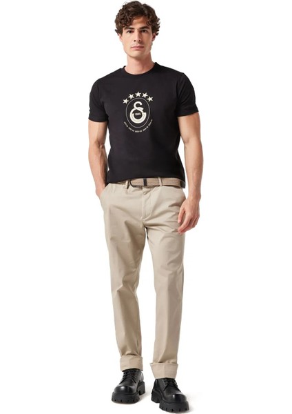 Lisanslı 5 Yıldız Siyah Şampiyonluk T-Shirt