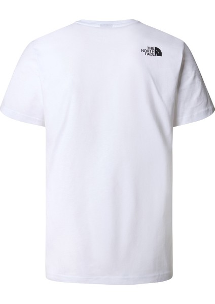 Never Stop Exploring Erkek Beyaz Outdoor T-Shirt NF0A87NSFN41 fiyatları